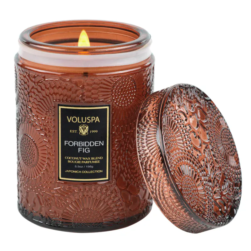 Voluspa, small jar candle,  Forbidden Fig