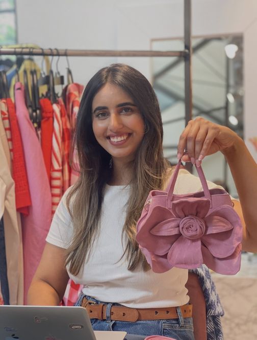 Hovedbilde Fabienne Chapot, Orchidee bag, rosa