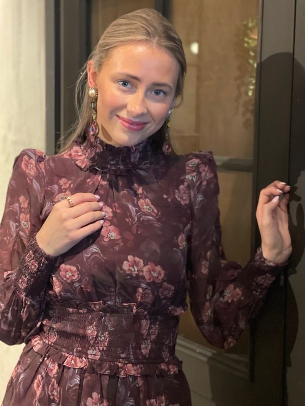 Elliat, Rosaria mini dress, plomme
