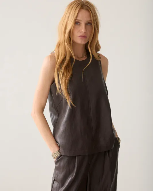Hovedbilde Summum top soft faux leather, mørk brun