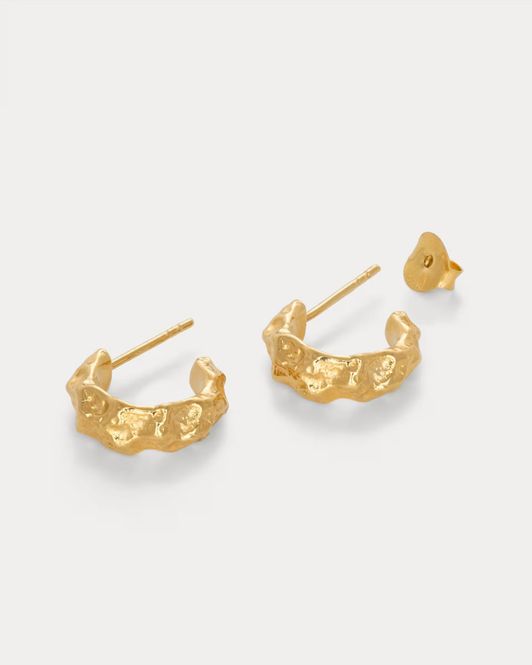 Hovedbilde Bjørg Jewellery Memoria Hoops, forgylt sølv ...