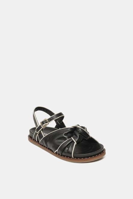 Hovedbilde Fabienne Sasa sandal, hvit og sort