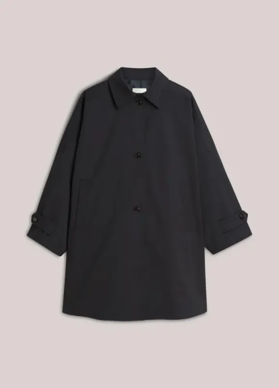 Summum gabardine jacket, black