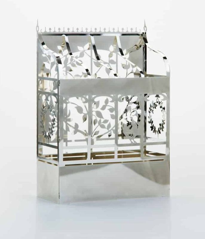 Jette Frölich, orangerie for telys, sølv