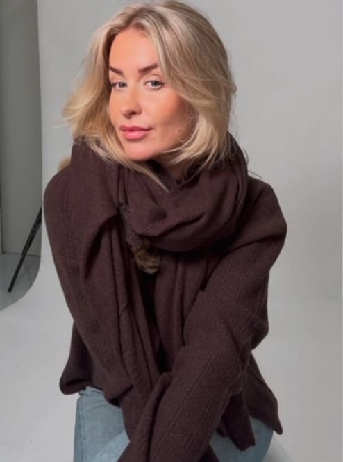 Hovedbilde Amuse Genser Pippa, choko og greige