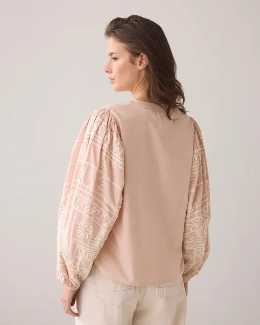 Hovedbilde Summum Skjorte med broderi detaljer 