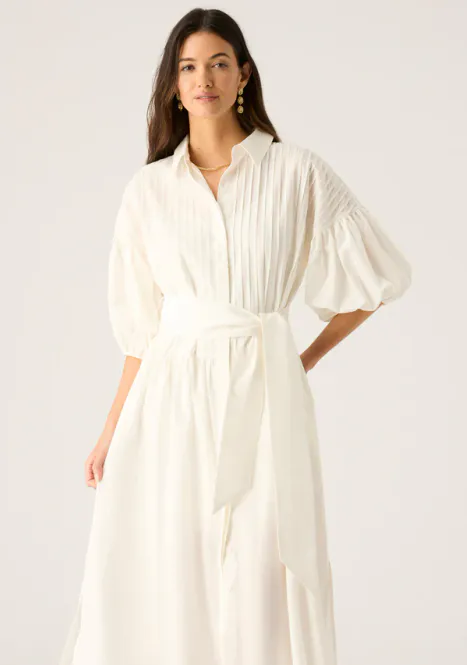 Hovedbilde MOS Aurelia maxi dress, hvit